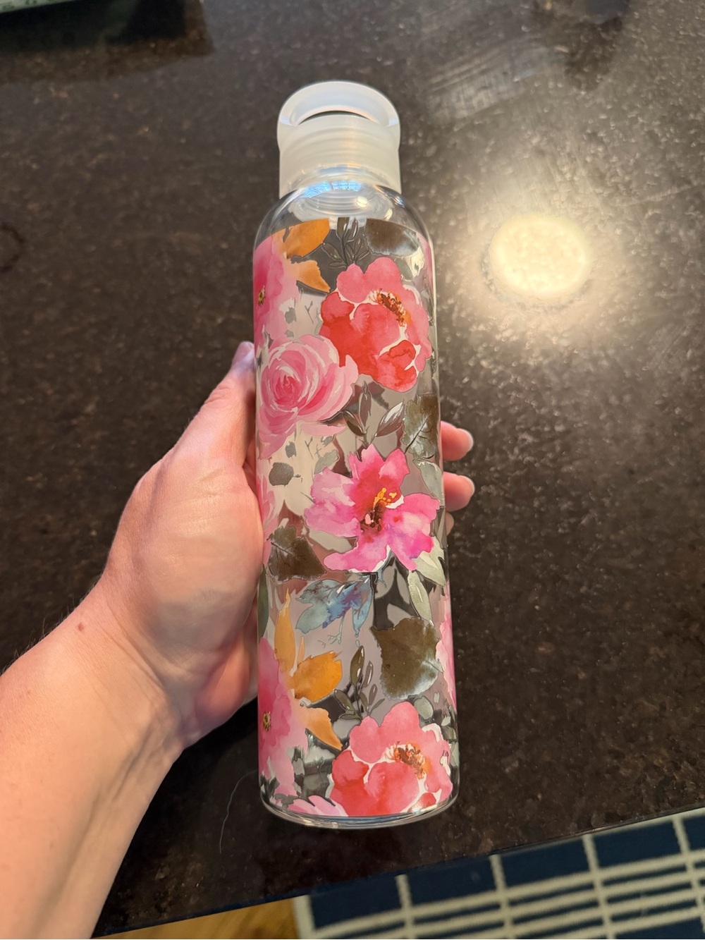 NWOT Floral Water Bottle